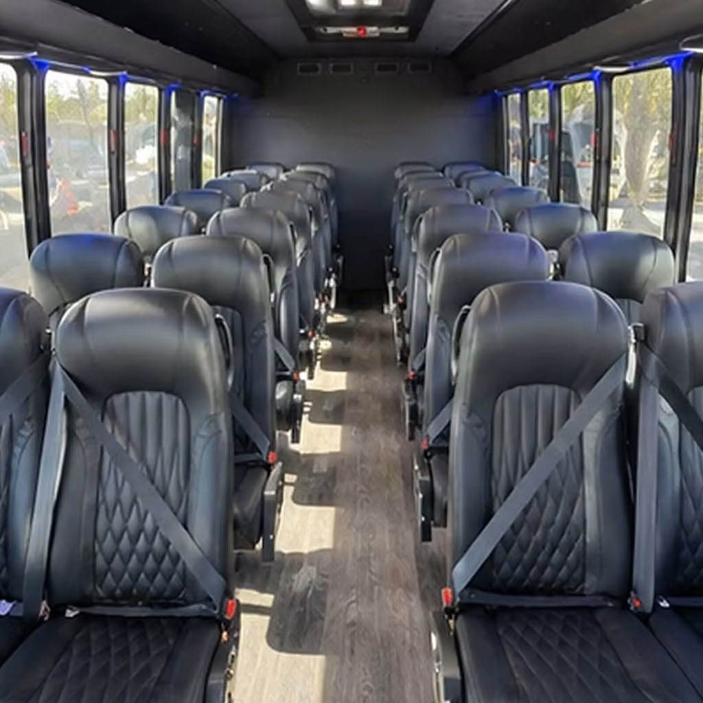 25 passenger minibus inside