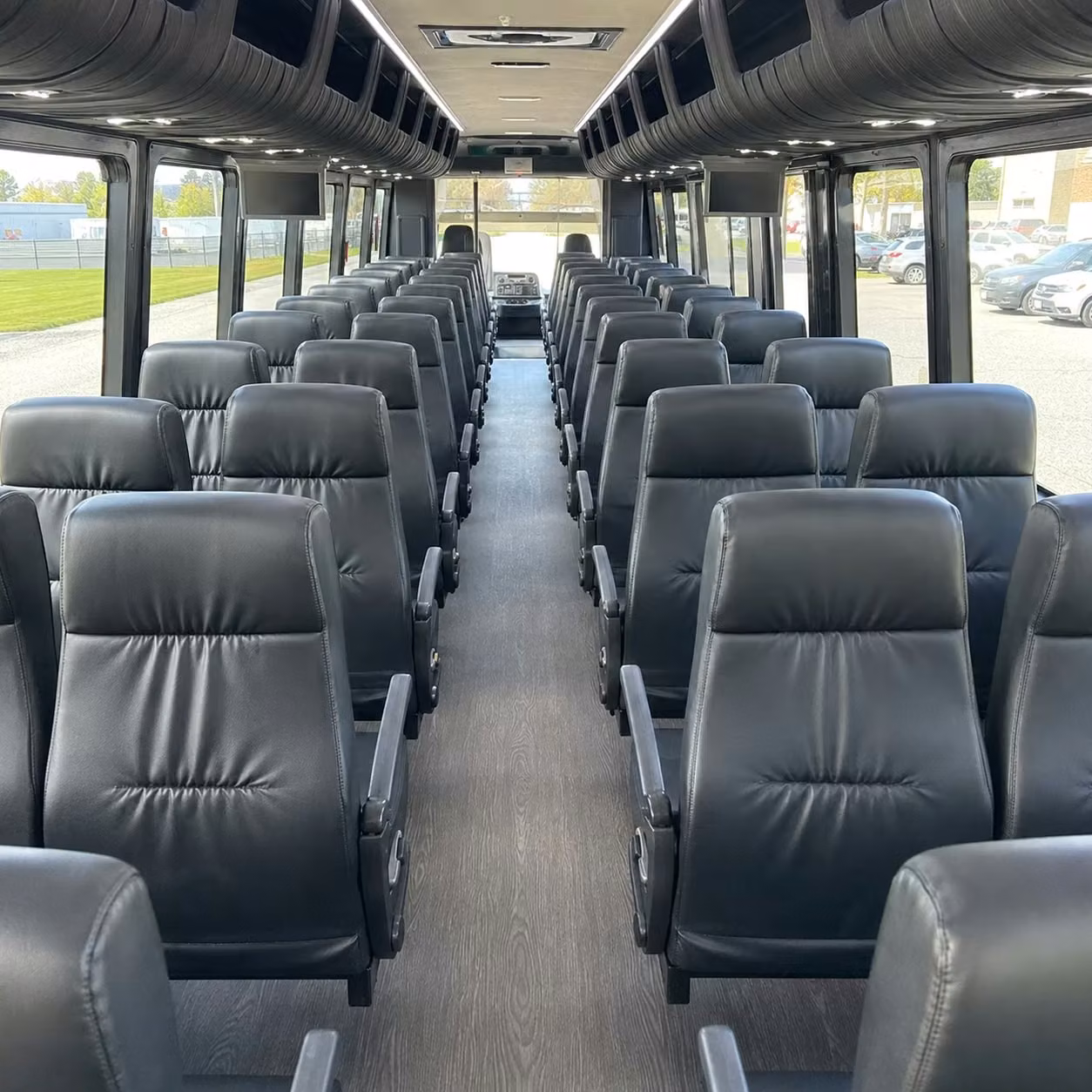 28 passenger minibus inside