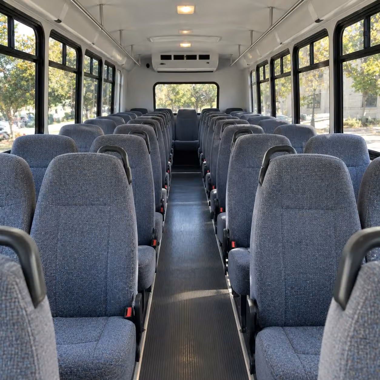 35 passenger minibus inside