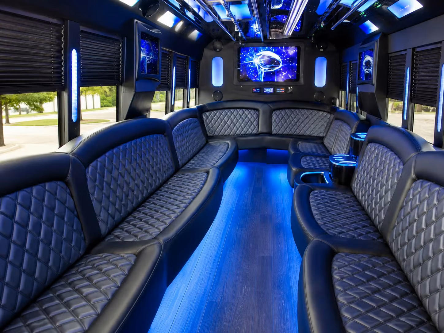 party buses for worcester high school prom groups that want to ride in style
