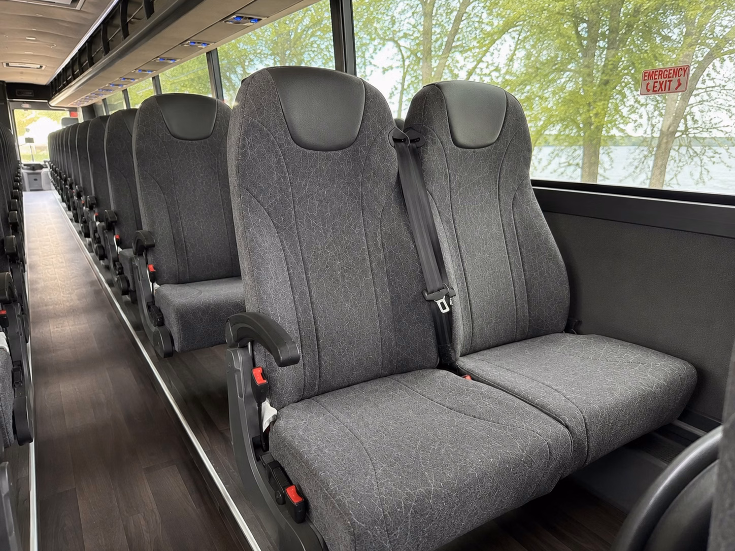 worcester charter bus rental inside